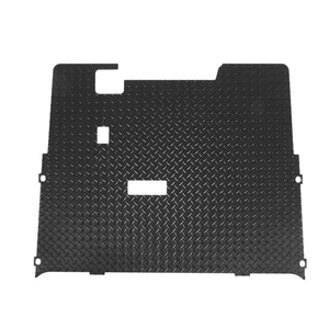 E-Z-GO TXT Golf Cart Rubber Diamond Plate Floor Mat - Picture 1 of 7