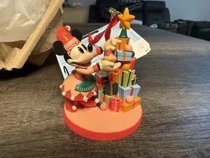 Cuaderno de bocetos de regalo de árbol adorno de elfo de Minnie Mouse de los parques de Disney NUEVO - Imagen 1 de 5