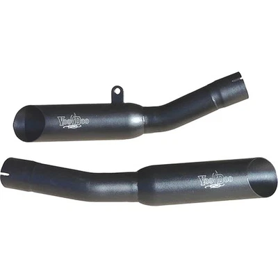 Voodoo Slip-On Negro Doble Para Kawasaki Ninja ZX14 '08-'11 VEZX14K8B Foto 1 de 3