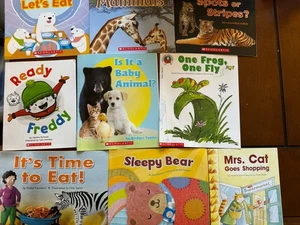 Book Lot 35+ Kids Easy Reader Level C Learn To Read Guided Scholastic Homeschool - Imagen 1 de 8