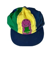 Baby Girl Boy Clothes Vintage 1992 Barney One Size Fits All Baseball Cap - Picture 1 of 6