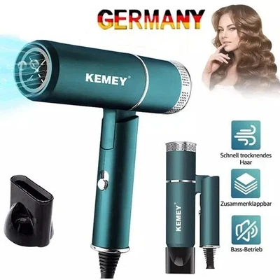 Profi Haartrockner Ionen Föhn Superleicht Tragbar Klappbar Haarfön Diffusor DHL - Bild 1 von 4
