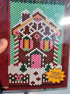 The Beadery LEBKUCHENHAUS 5447 Weihnachten Perlen Perlen Banner Kit 9,75 x 14,75 - Bild 1 von 11