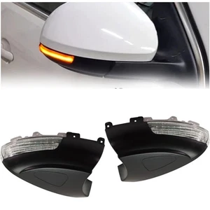 Pair LED Turn Indicator Light For Skoda Yeti 5L For VW Tiguan MK1 5N 2007-2016 - Picture 1 of 9