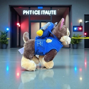 Build a Bear Paw Patrol Chase Dog Clothes Plush W/ Rare Jetpack 14" Stuffed Toy - Picture 1 of 5