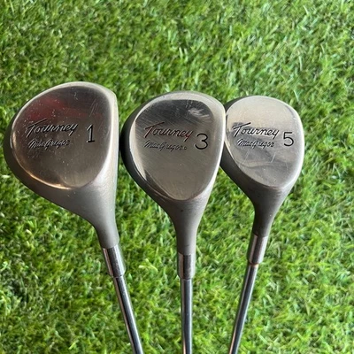Macgregor MT Tourney Driver Fairway Metal Wood Set 1/3/5 Steel Stiff Right - Image 1 of 4