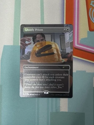 Magic Secret Lair X The Office - Ghostly Prison - From Dwight's Destiny Foil MtG - Image 1 of 4