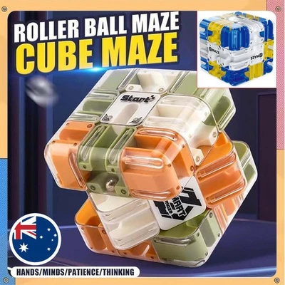 Labyrinth 3D Puzzle Maze Cube-Engaging Brain Teaser Ru-biks Cube Toy Gift GT - image 1 of 4