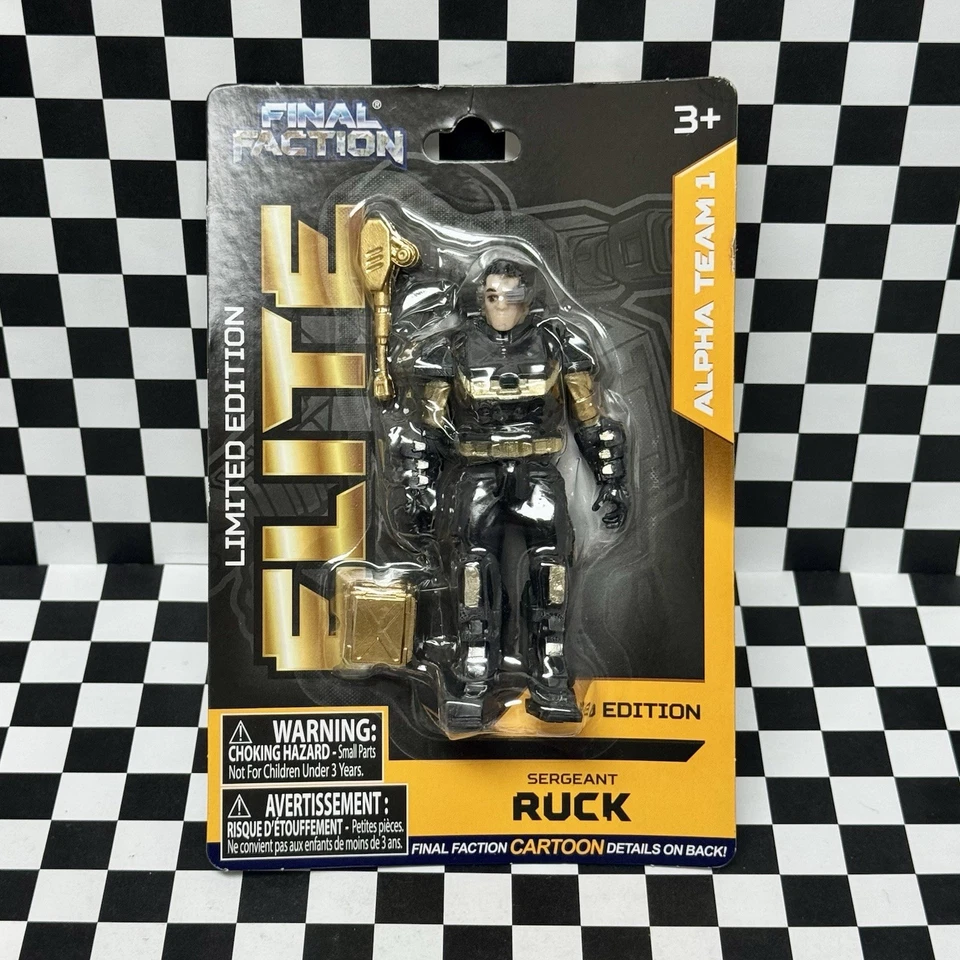 NUEVA FIGURA DE ACCIÓN EDICIÓN LIMITADA FINAL FACTION ALPHA TEAM 1 RUCK EDICIÓN LIMITADA Foto 1 de 4