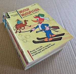 Walter Lantz Woody Woodpecker Lot of 22 Gold Key Comics Silver and Bronze Age - Picture 1 of 13