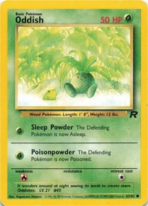 Pokemon - Oddish #63/82 - Team Rocket Unlimited - Picture 1 of 2