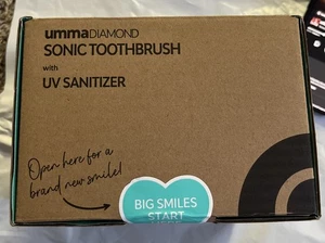 Spazzolino UmmaDiamond con disinfettante UV scatola aperta senza spazzole verde nuovo - Foto 1 di 5