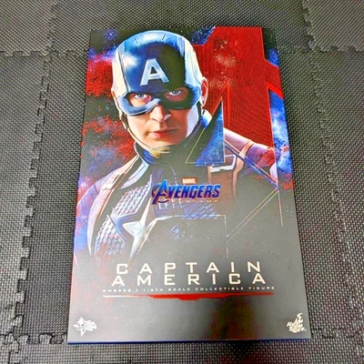 Boneco Hot Toys MMS536 Avengers Endgame Capitão América 1/6 Chris Evans - Imagem 1 de 2
