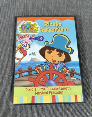 Nick Jr Dora the Explorer Dora’s Pirate Adventure Musical Movie DVD 2004 Vintage Foto 1 de 3