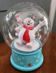 Frosty der Schneemann Schneekugel Kunststoff wasserlos Weihnachten Musical - Bild 1 von 9