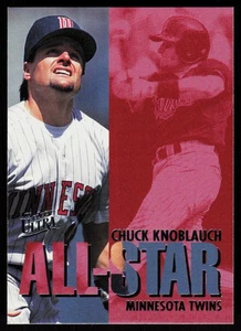 1995 Ultra Chuck Knoblauch #9 BASEBALL CARD Minnesota Twins All-Stars - Picture 1 of 2