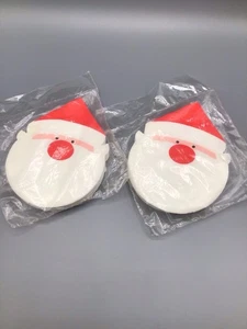 Tarjetas Hallmark Party Express Servilletas de Navidad Cabezas de Papá Noel 2 paquetes de 16 cada uno - Imagen 1 de 3