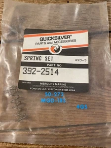 Mercury Quicksilver 392-2514 Spring Set OEM NOS - Foto 1 di 6