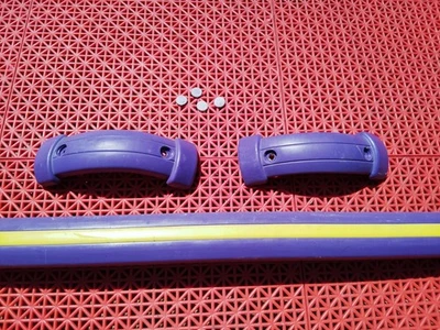 Parachoques trasero lateral púrpura Yamaha 1996 96 Wave Blaster 2 760 WB2 riel de funcionamiento  Foto 1 de 2