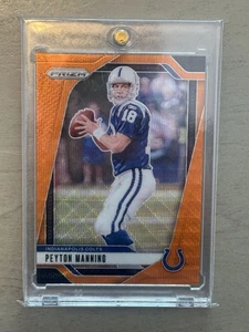 2024 Panini Prizm Peyton Manning #126 Orange Wave Prizm /60 - Picture 1 of 2