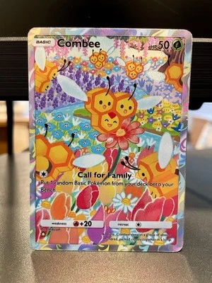 Fan Art Pokemon TCG Pocket Combee Holo IR | Space-Time Smackdown - Image 1 of 2
