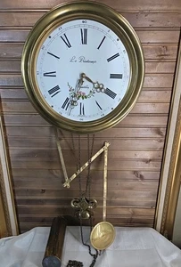 💙Selten Le Printemps Chantilly Holland Made Fahrrad Kette Wanduhr nur Teile - Bild 1 von 12