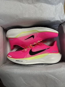 Taglia UK 5,5 - Nike Air Zoom Pegasus 41 Trainer verde rosa bianco nero - prezzo consigliato £ 130 - Foto 1 di 24