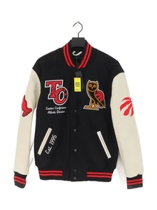 October's Very Own Herren Jacke L schwarz Grafik Polyester mit Baumwollmantel - Bild 1 von 5