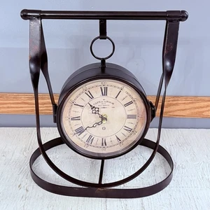 DUAL FACE SCHWINGUHR & THERMOMETER SCHWARZ TISCHDEKO FUNKTIONIERT - Bild 1 von 8
