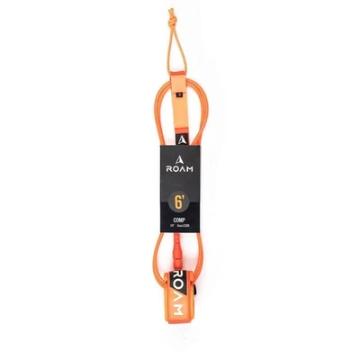 ROAM Surfboard Leash Comp 6.0 183cm 6mm Orange