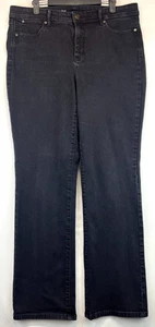 Talbots Jeans - Womens Size 14 - Dark Gray/Black - High Rise Barely Boot (4281) - Picture 1 of 16