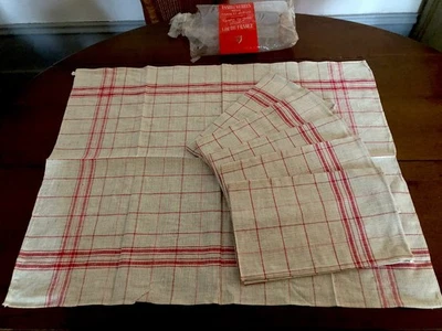 6 torchons en Metis/ Linen Dish Towel. - Photo 1/4