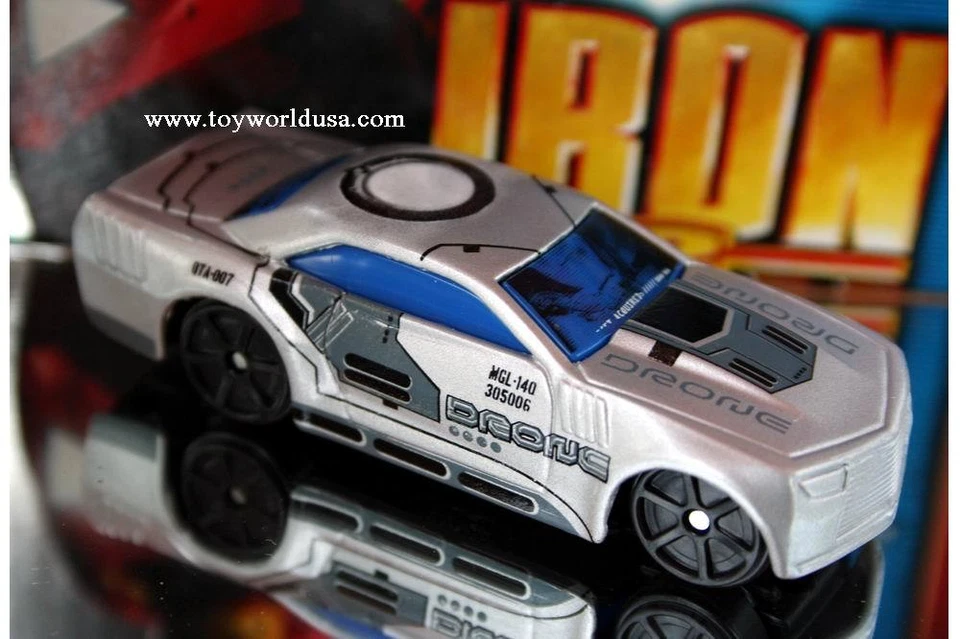 Drone Maisto Marvel Iron Man 2 2010 semental (plateado) vehículo exclusivo Foto 1 de 1