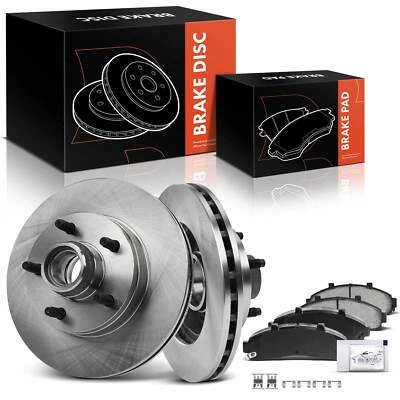 Rotores de freno de disco delanteros y pastillas de freno para Ford Ranger 1998-2001 B2500 B3000 B4000 Foto 1 de 4