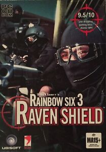Tom Clancy's Rainbow Six 3 Raven Shield PC Game Big Box Rare Free Postage
