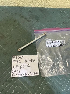 1986 - 1999 Honda XR80R XR 80 Rear Swingarm Swing Arm Pivot Bolt 90121-GN1-000  - Image 1 of 4
