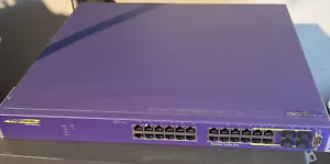 EXTREME NETWORKS SUMMIT X350-24T - SWITCH - 24 PORTS Powers On No Way To Test - Picture 1 of 9