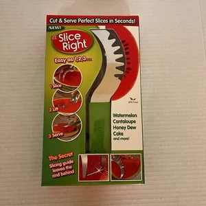 EZ Slice Right Watermelon  Cantaloupe Honey Dew Cake And More As Seen On Tv - Picture 1 of 3