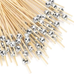 200PCS Cocktail Picks Disco Ball Decorative Toothpicks for Appetizers - Picture 1 of 7