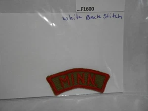 MINN. STATE STREIFEN KHAKI & ROT WEISS RÜCKENSTICH F1600 - Bild 1 von 1
