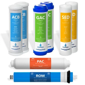 1 Jahr Umkehrosmose-System Ersatzfilter-Set - 8 Wasserfilter - 50 GPD - Bild 1 von 8