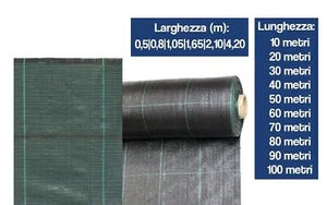 TELO PACCIAMATURA ANTIRADICE ANTI RADICE ANTIALGA PER ERBACCE ORTO 26193V - Foto 1 di 5