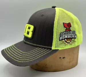Omaha Bombers Cap Hat Adjustable Snap Back And Mesh Back Embroidered Logo NWT - Picture 1 of 4