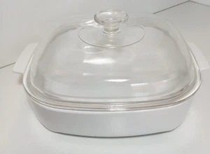 Corning Mikrowelle Bräunungsschale groß MW A 10 B Kasserolle Browner 10" quadratisch - Bild 1 von 13