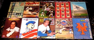 1970-1979 NEW YORK METS COMPLETE SET OF ALL 10 FULLY OFFICIAL YEAR BOOKS - Picture 1 of 4
