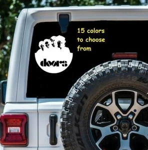 8 Sizes The Doors Jim Morrison Car Window Decal Sticker Laptop Macbook Gift - Picture 1 of 2