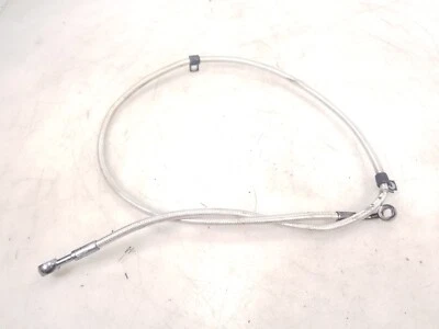 Harley Sportster XL883 1200 2008 manguera de línea de freno delantero trenzado de acero inoxidable Foto 1 de 4