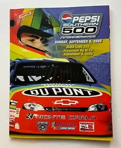 1998 49th Pepsi Southern 500 Racing Program Jeff Gordon Cover - Picture 1 of 4