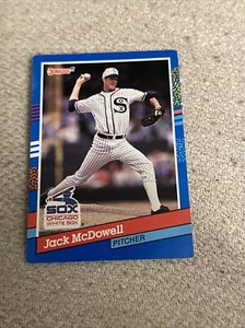 1991 Donruss ERRORE card Jack Mcdowell #57 ERA sbagliato 3,66 - Foto 1 di 2
