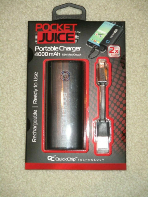 Tzumi 4021B2 Pocket Juice 4000 mAh Portable Charger  - Black - Image 1 of 1